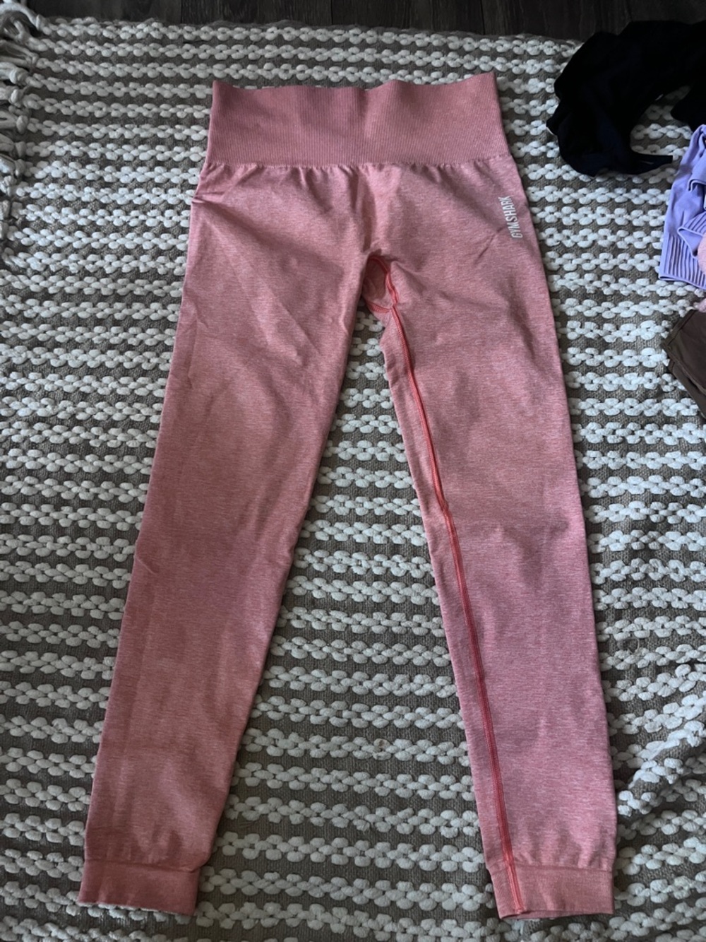 Gymshark Pink Seamless High-Rise Leggings